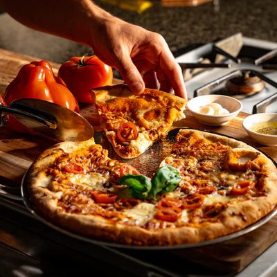 Poêle à crêpes professionnelle en titane martelé