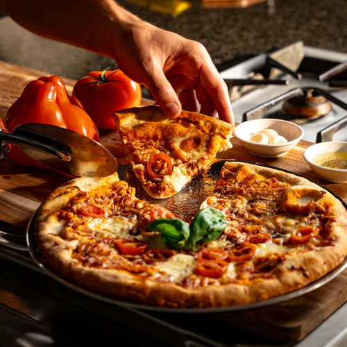 Poêle à crêpes professionnelle en titane martelé