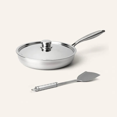 Kit professionnel de poêle martelées en titane