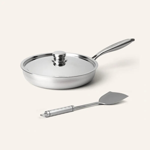 Kit professionnel de poêle martelées en titane