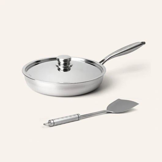 Kit professionnel de poêle martelées en titane